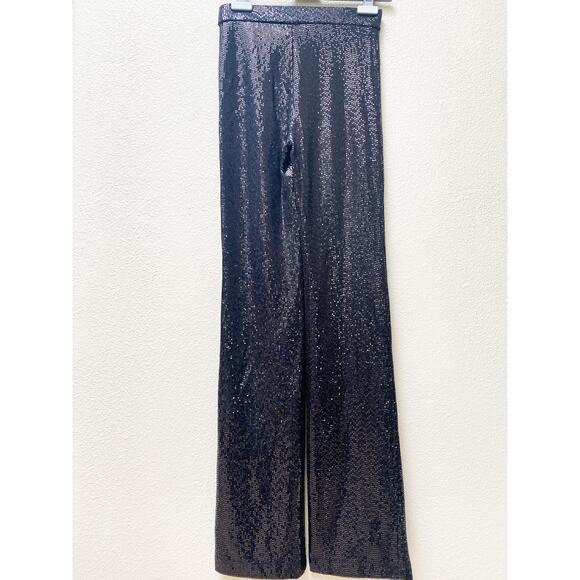 Zara Shimmery Full Length Flared Pants - Picture 8 of 8